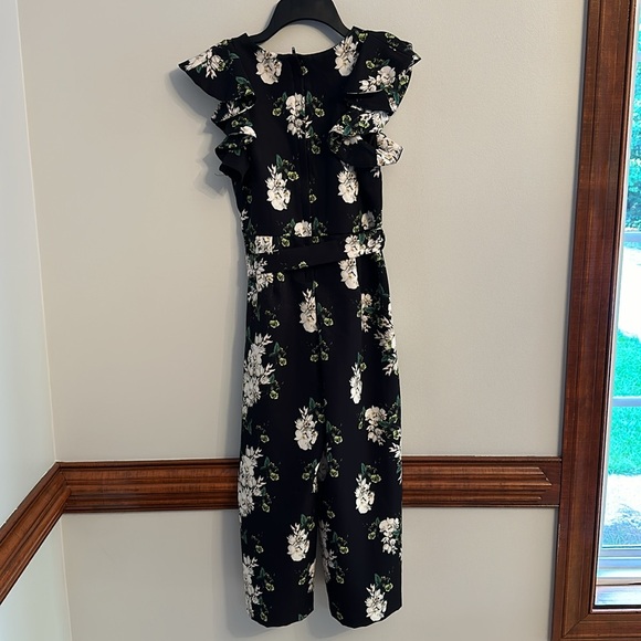 Big Girls Formal Floral Romper - Picture 4 of 8